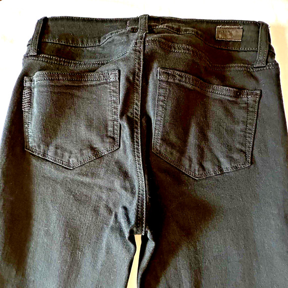 Paige Womens Verdugo Ultra Skinny Jegging Pants Black Size 28 - Picture 2 of 11